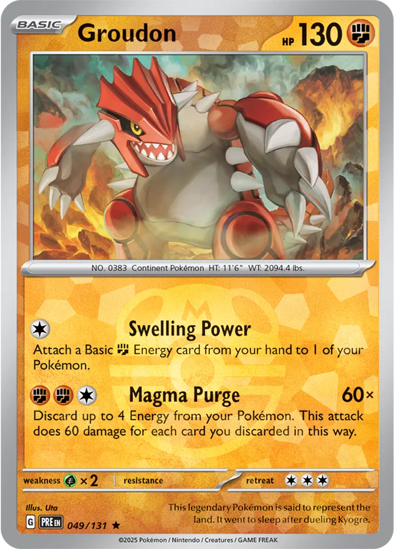 Groudon Master Ball Holo